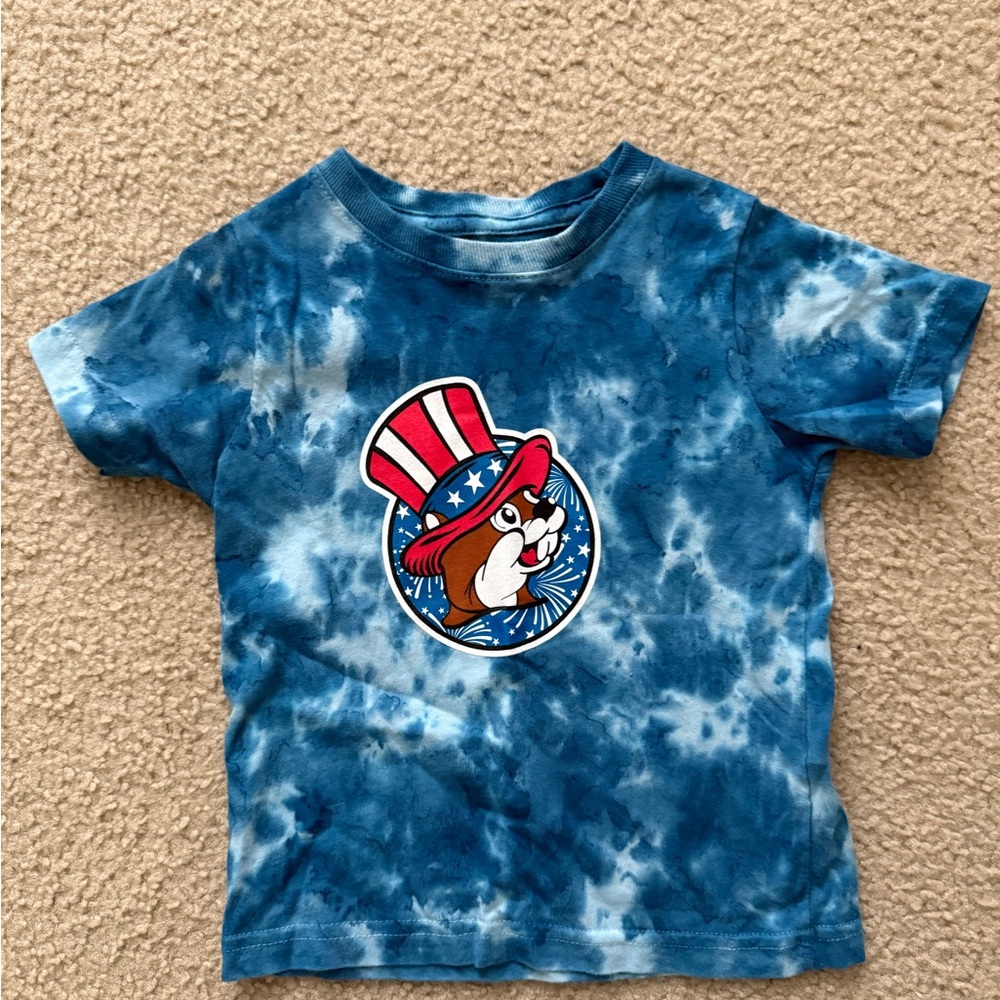 Buc-ee’s Blue Tie-Dye Toddler 2T T-Shirt
